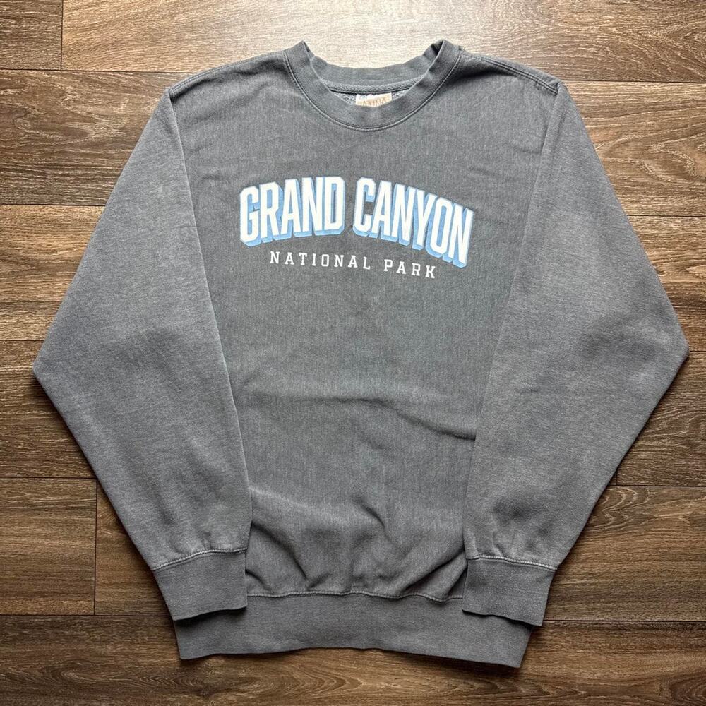 Grey Grand Canyon National Park Crewneck Sweatshirt